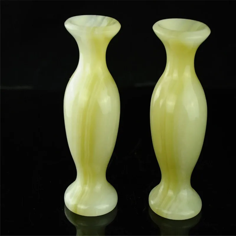 

collection chinese jade pair of delicate beautiful jade vase