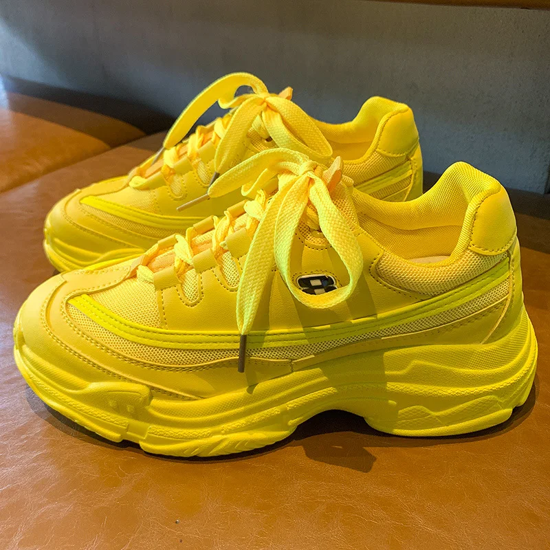 NAUSK/Модные женские кроссовки ярких цветов удобная повседневная обувь из сетчатой