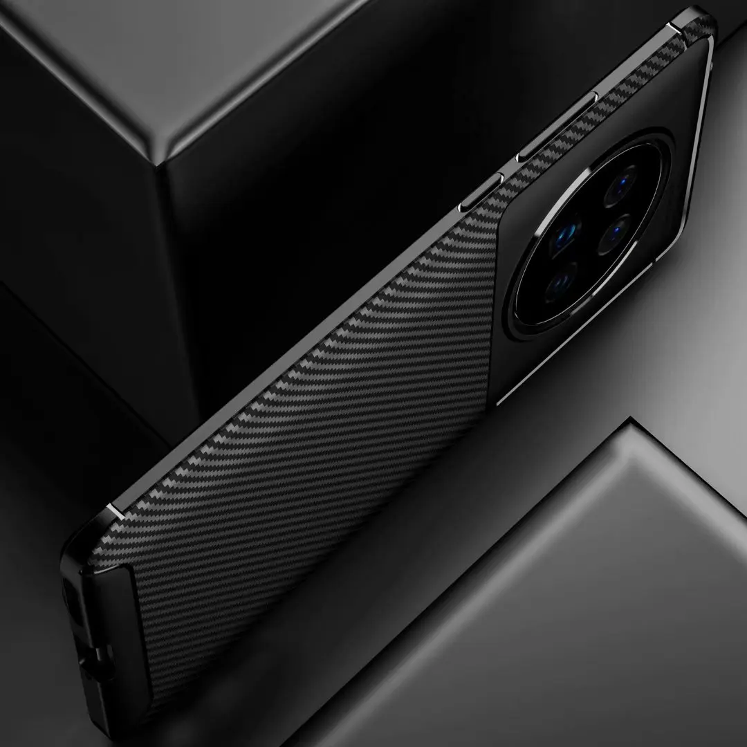 for huawei mate 40 30 20 10 pro lite case carbon fiber back cover beetle series soft phone shell free global shipping