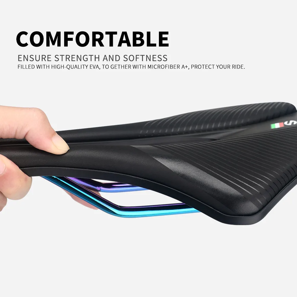 Седло для гоночного велосипеда TOSEEK PRO143 легкое седло триатлона тренировок по