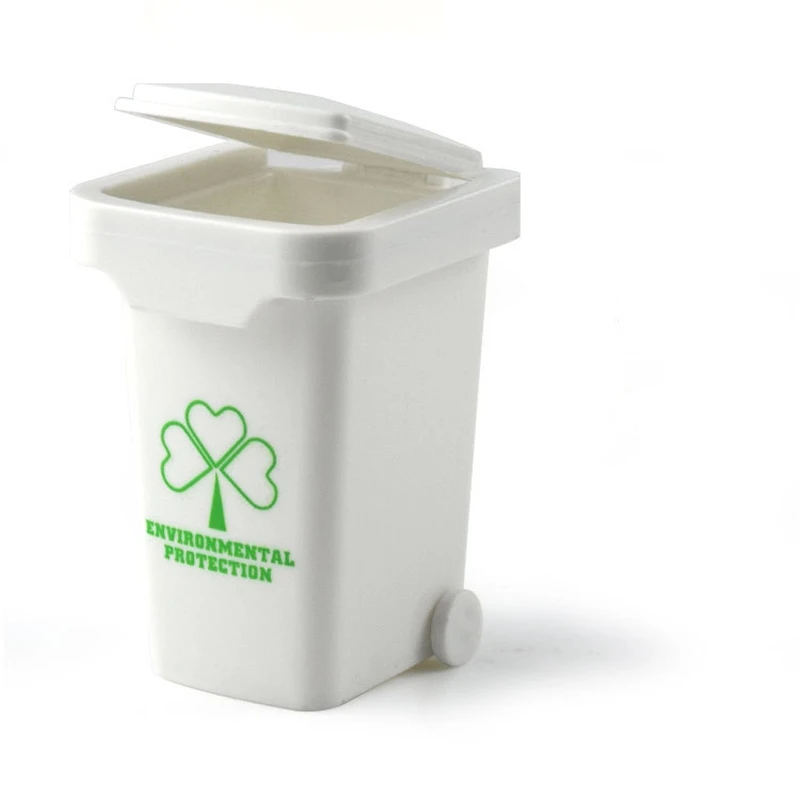 Разноцветные Мини-корзины для кукольного домика пластиковая мусорная корзина