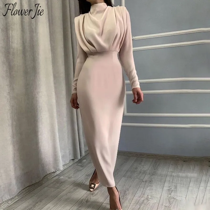 

Flower Jie Plus Size Maxi Dress For New Year 2022 Elegant Long Sleeve Long Vestidos Female Vintage Spring Autumn Dresses Woman