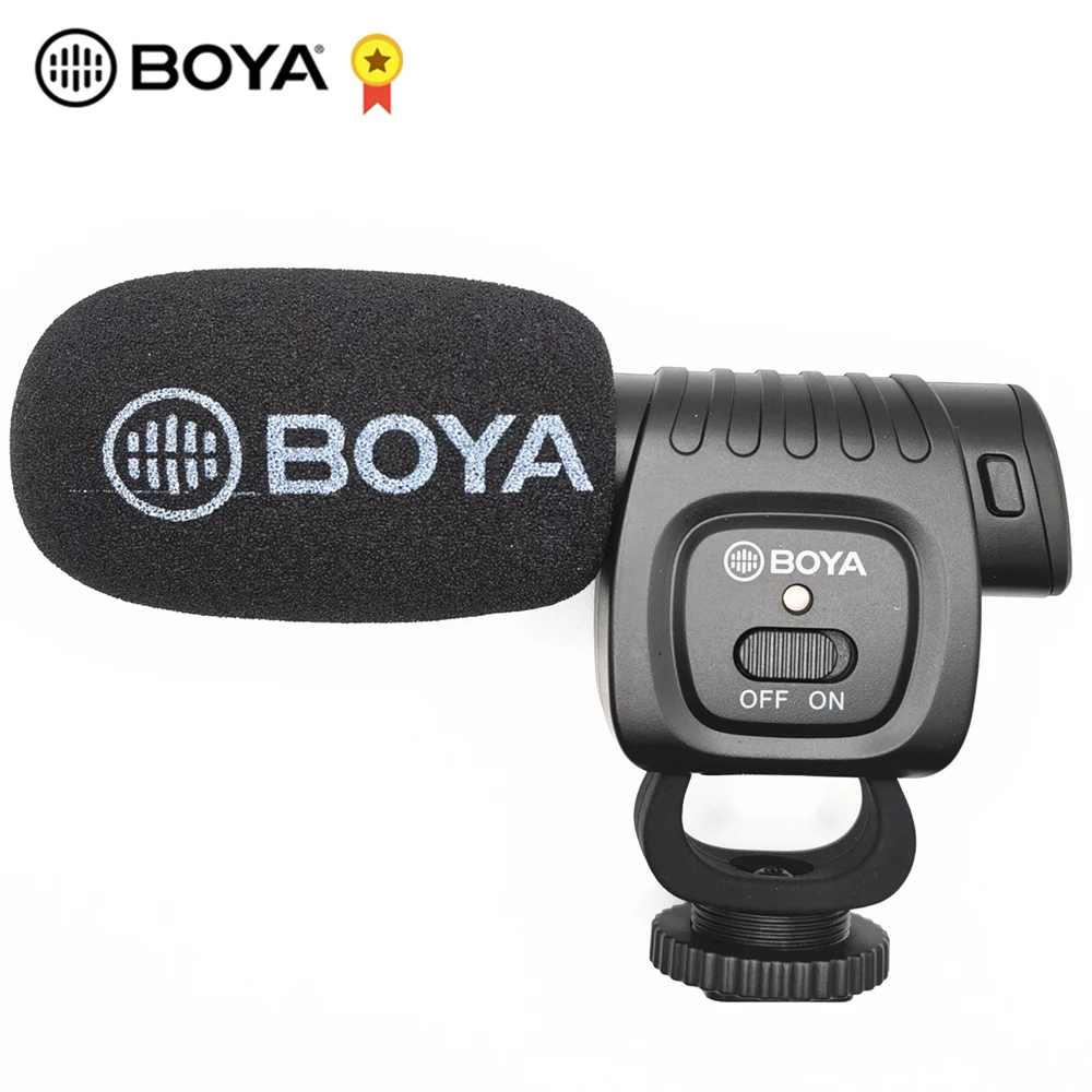

BOYA 3,5 мм Вещательное качество Мини Размер конденсаторный микрофон для DSLR камеры видеокамеры смартфона ПК Youtube Vlog Видео Аудио Микрофон