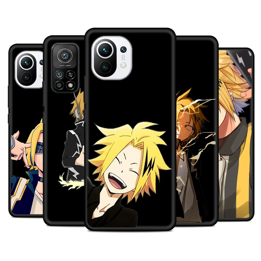 

Denki Kaminari My Hero Anime Silicone Cover For Xiaomi Mi 11i 11T 11 10i 10T Note 10 9 9T SE Lite Pro Ultra 5G Phone Case Shell