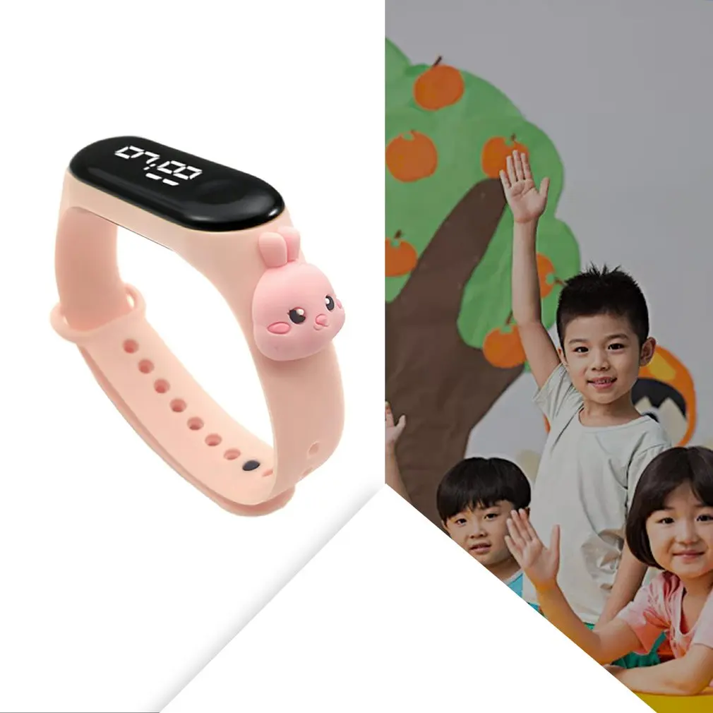 

Kids Watches For Boys Girls Students Digital Children Watch Square LED Cartoon Electronic Sports Waterproof Wrist Watch Relogio