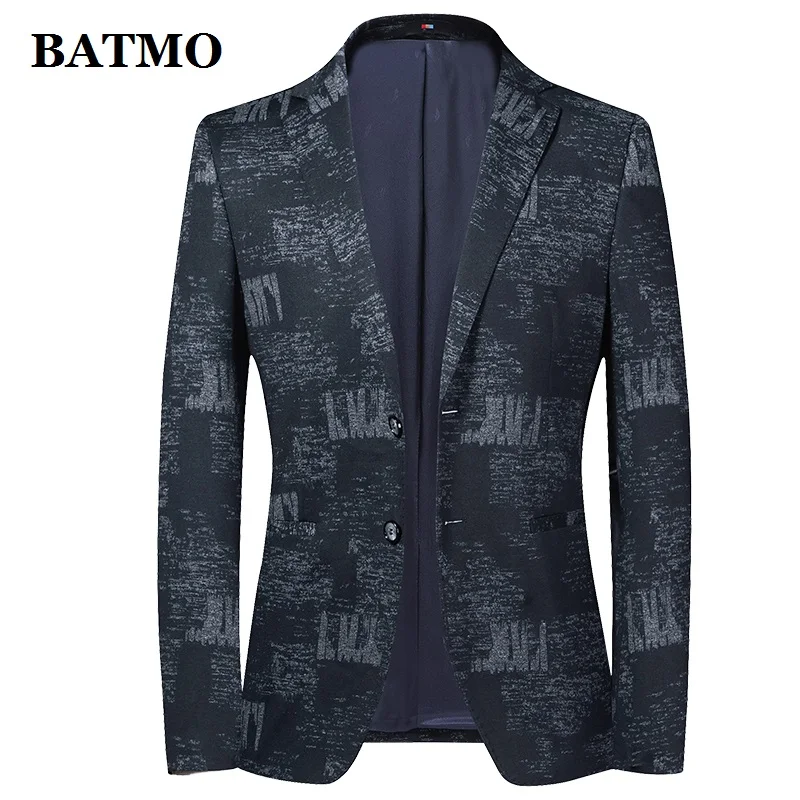 BATMO 2020 Новое поступление весенний повседневный мужской блейзер с принтом мужские