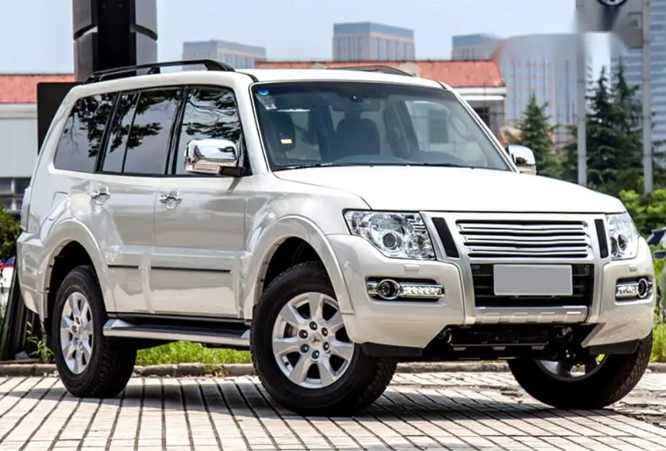 

Chrome Carbon fibre For Mitsubishi Pajero 4 IV V80 V87 V93 V97 V98 Door Side Rearview Mirror Cover Trim Car Accessories