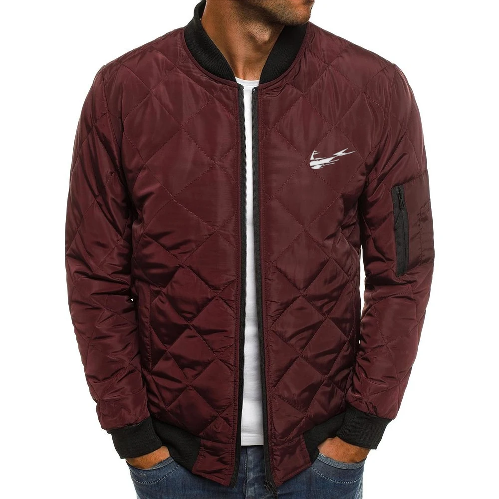 

2021 Hot IP Tide Brand New Warm Thickening Men's Stand Collar Cotton Parker Jacket Winter Casual Fashion All-match Jacket 3