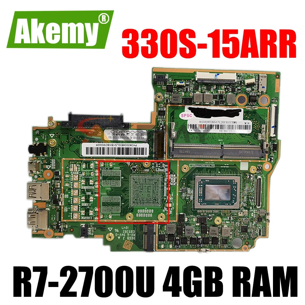 

For Lenovo 330S-15ARR notebook motherboard AMD R7 2700U RAM 4GB DDR4 tested 100% working New product