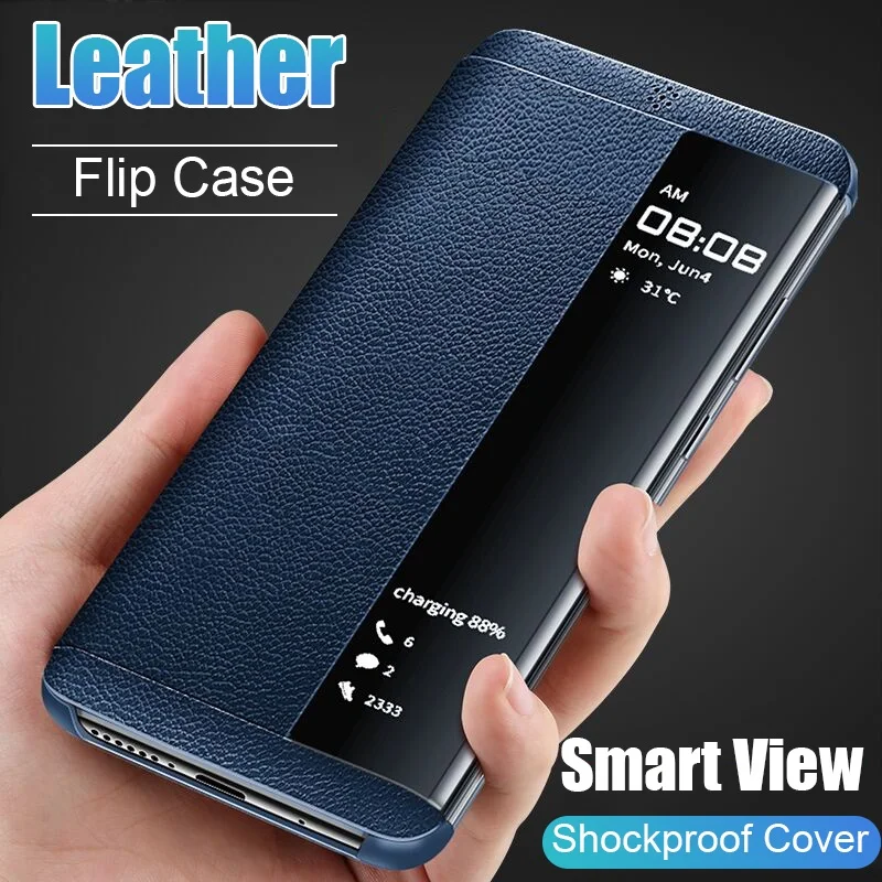 Кожаный флип-чехол для huawei y6 y7 p smart p20 p30 lite mate 20 10 pro p10 plus honor 20 10 lite 9 светильник 8x coque fundas