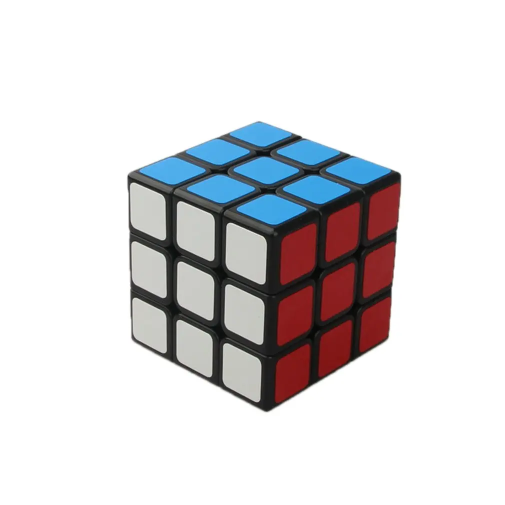 Многоцветный Волшебная кубическая игрушка Профессиональная 3x3x3 Cubo наклейка гладкая скорость Твист Головоломка игрушки подарок для детей - Цвет: Многоцветный