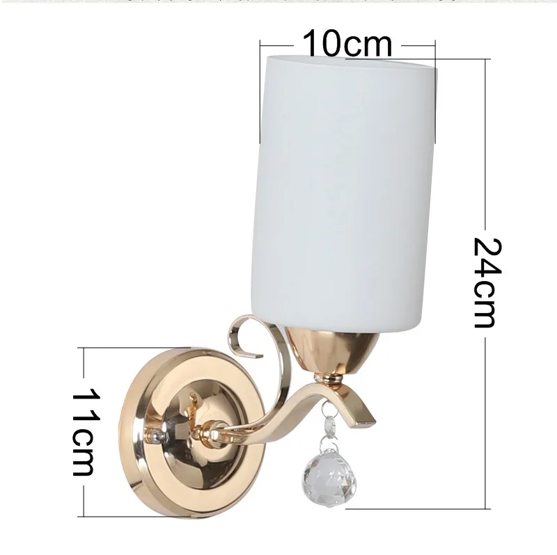 

Wall lamp contemporary and contracted LED the head a bed bedroom hotel creative living room corridor lighting lamp