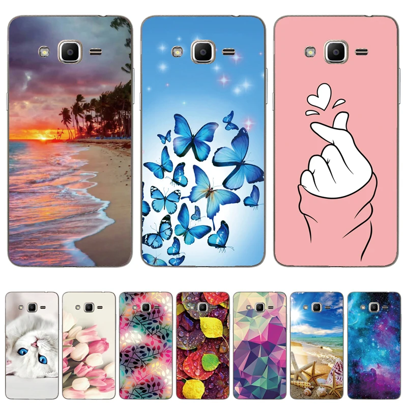 Чехол из ТПУ для samsung Galaxy J2 Prime G532 SM G532F 5 дюймов чехол мягкий силиконовый с котом и