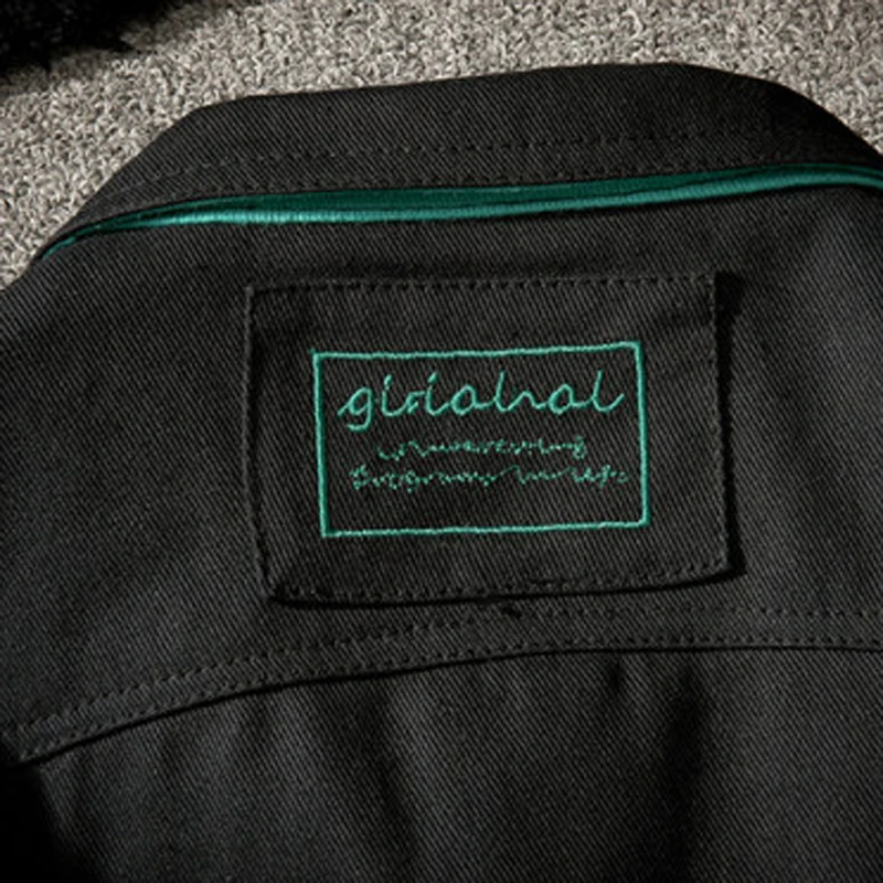 

Hzirip Men Black Coat 2021 New Autumn Contrast Color Men's Washable Overalls Jackets Japanese Male Youth Plus Size Jacket