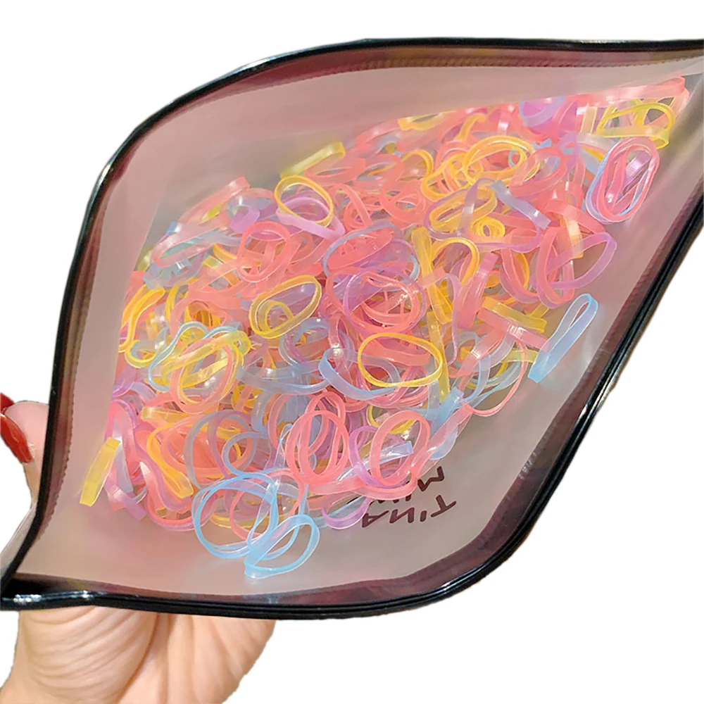 Molans New Disposable Rubber Band Hair Bow Scrunchies Ponytail Headwear 2022 Women Elastic Bands Rope Accessories |