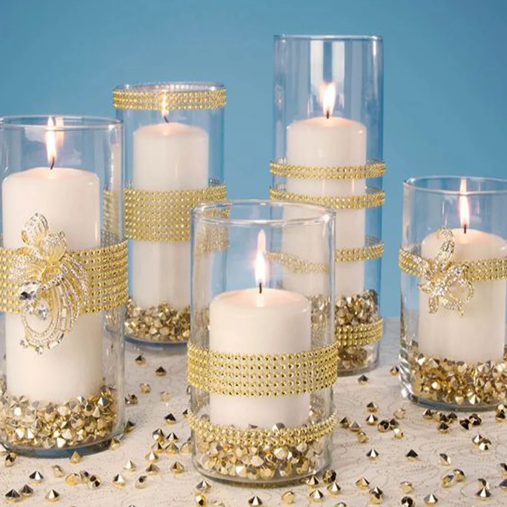 2 м/рулон 8 рядов золотистого и серебристого цвета Сетка упаковочная Блестящий