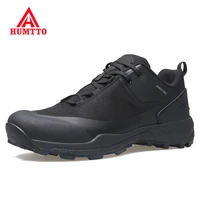 humtto brand men casual shoes non leather high quality work safty luxury designer sports shoes for male black running shoes mens