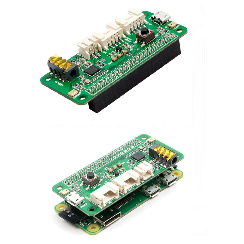 Для Raspberry Pi Pi4 ReSpeaker ligent распознавание голоса 2 Микрофон массив Pi0 / 3B B + |