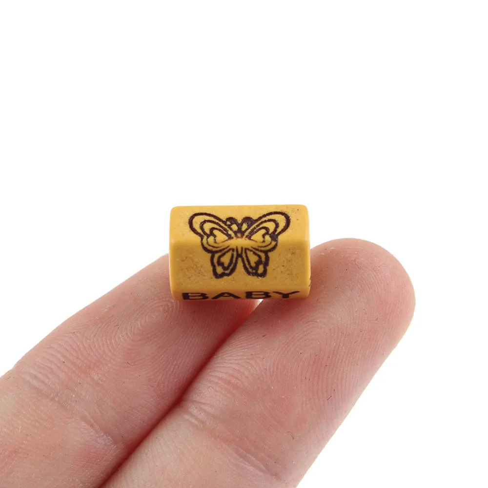 Бусины для волос в стиле ретро с имитацией дерева и пластика декоративные