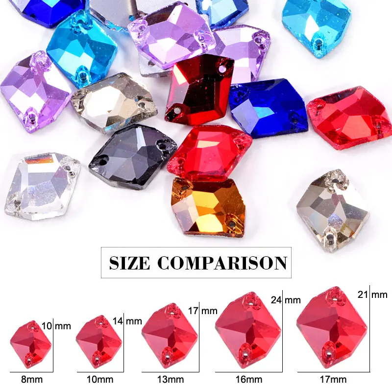 Космические Стразы для шитья стразы с плоской задней стороной блестящие алмазные бусины хрустальные одежды