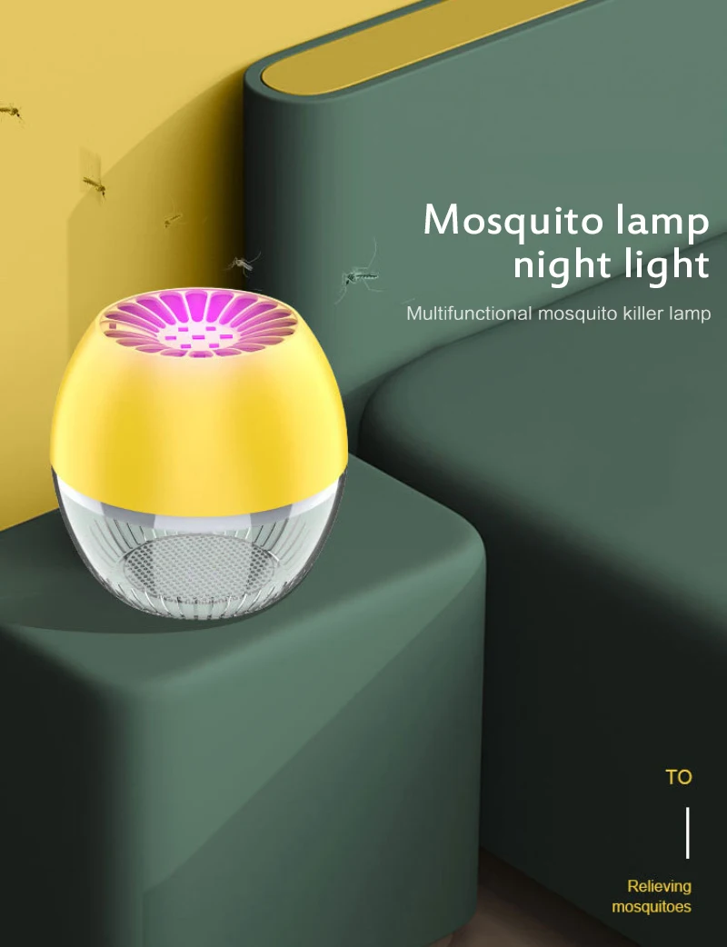 Новый светодиодный инсектицидная лампа USB Электрический Фотокатализ немой