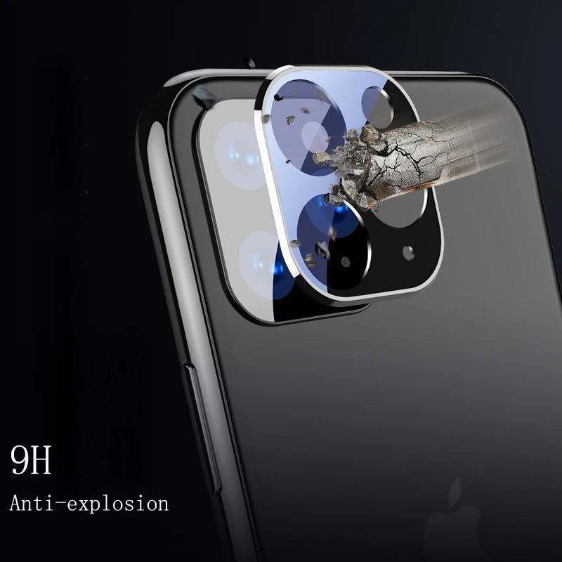 3D металлическое стекло защита объектива камеры для iphone 11 pro max пленка крышка с 1 шт.