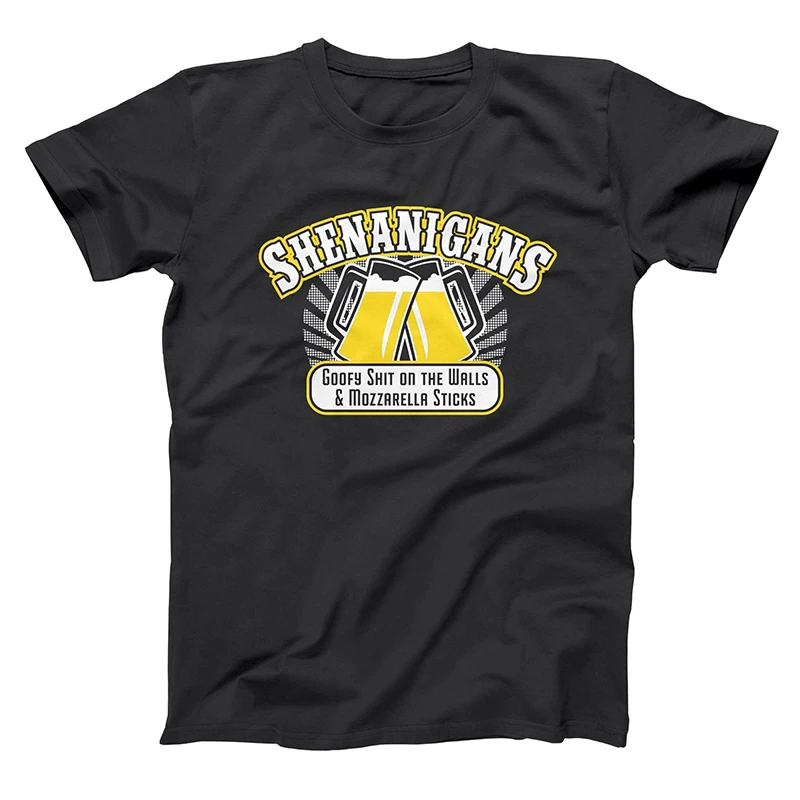 

SHENANIGANS BAR AND GRILL T-shirts Men/Women Tops Tees Print T shirt Men loose T-shirt Homme Fashion Tshirts Plus Size XS-3XL