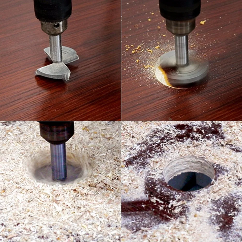 

17 Pcs Woodworking Forstner Bit Set Wood Working Hole Cutter 15mm-38mm Hole Saw Set