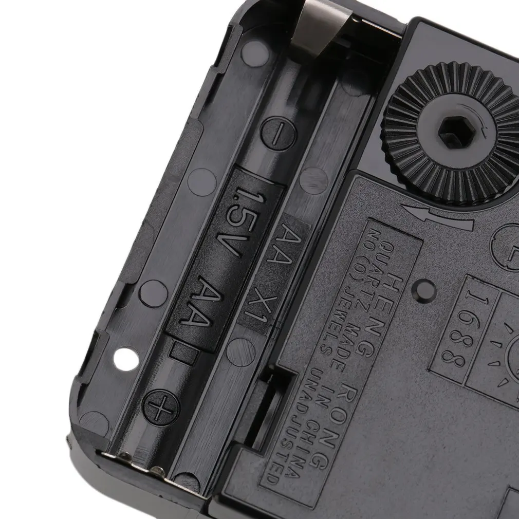 

1 Set Quiet Silent Mode Quartz Wall Clock Movement Mechanism Black Hands DIY Repair Parts Kit Set Accessory