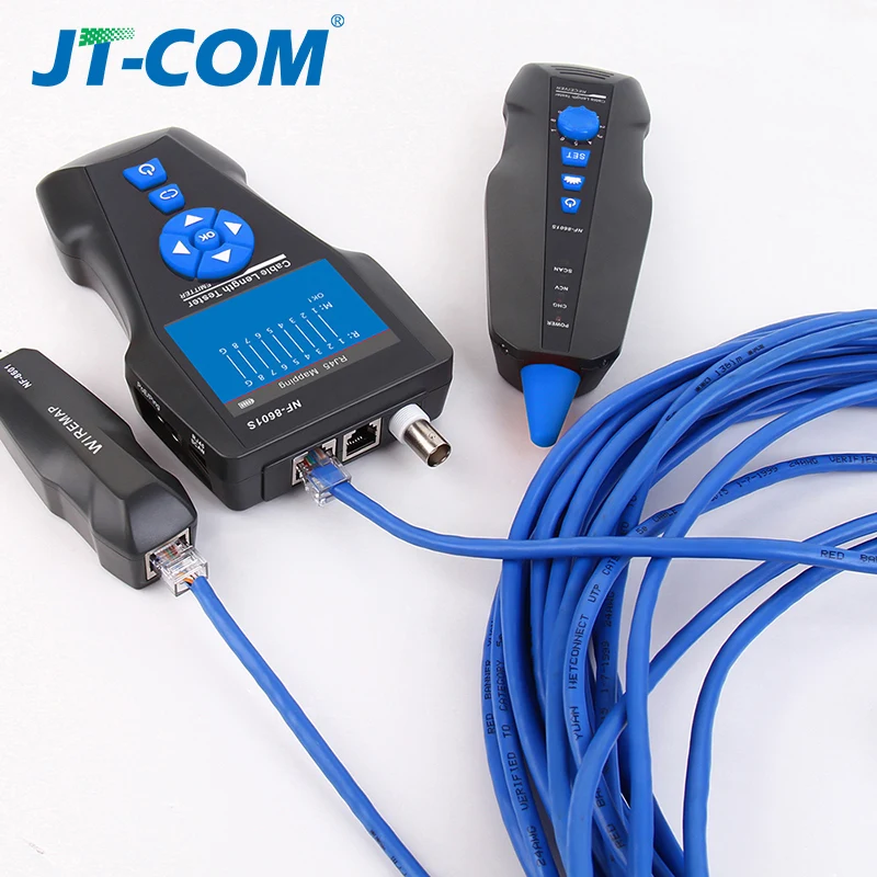 NF-8601S TDR Тестер сетевого кабеля RJ45 RJ11 BNC Металлический тестер Точка обрыва длины