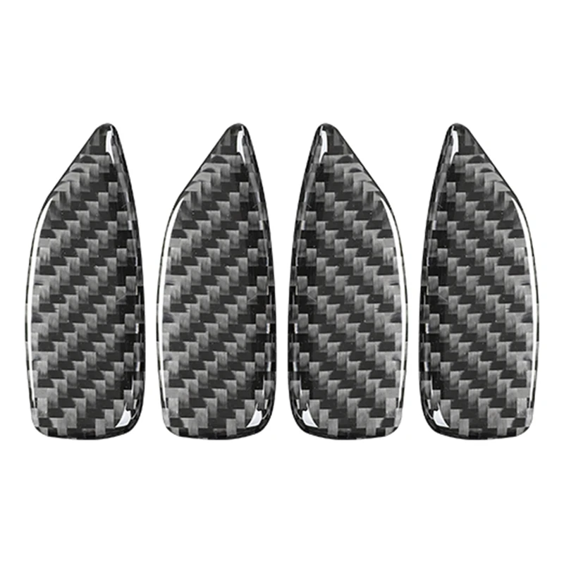 

Inner Door Handle Bowl Cover Trim Carbon Fiber Interior Accessories for BMW 3 Series E46 1997-2004