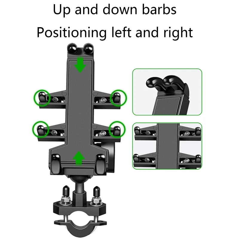 a01 universal motorcycle bike mobile phone holder aluminum bicycle riding bracket gps mount handlebar side mirror stand free global shipping