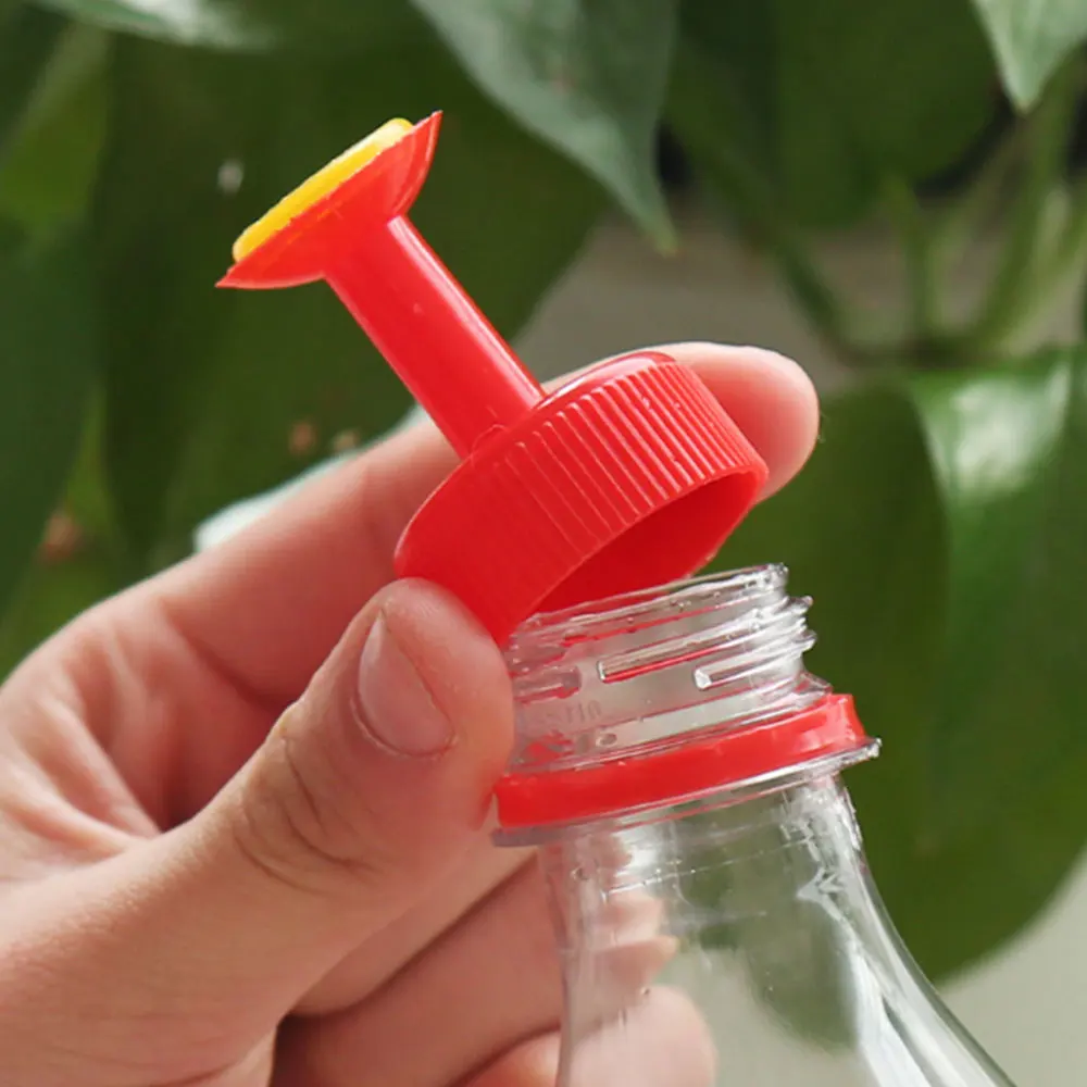 Цветная бутылка пластиковая Удобная крышка для бутылки спринклерная насадка