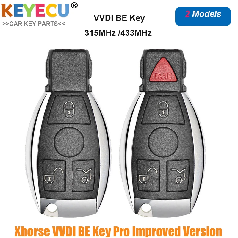 KEYECU Xhorse VVDI BE Key Pro улучшенная версия Полный дистанционный Автомобильный ключ для