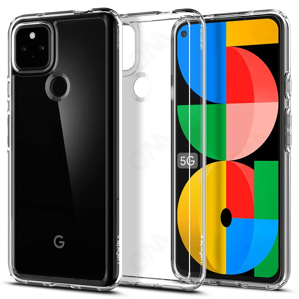 

Case For Google Pixel 5 5A 5G TPU Silicone Clear Fitted Bumper Soft Case for Google Pixel5 5A Ultrathin Transparent Back Cover