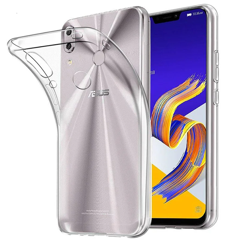 Оригинальные прозрачные чехлы из ТПУ для ASUS ZenFone 5Z ZS620KL / 5 ZE620KL 2018 мягкий