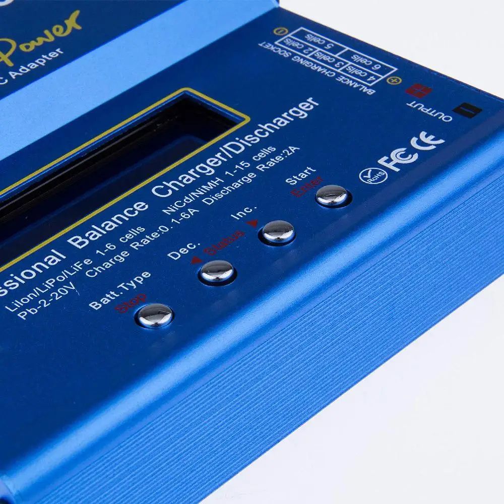 IMax B6 зарядное устройство для аккумуляторов с цифровым ЖК-экраном Lipo Ni-MH li-ion LiFe NiMh