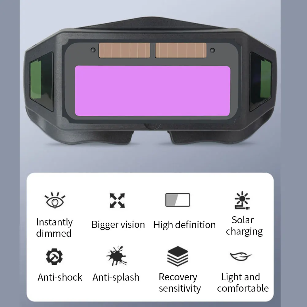 

Auto Darkening Welding Mask Welding Cap for TIG MIG Professional Weld Glasses Goggles Welding Equipment Anti-Glare Eye Glasses