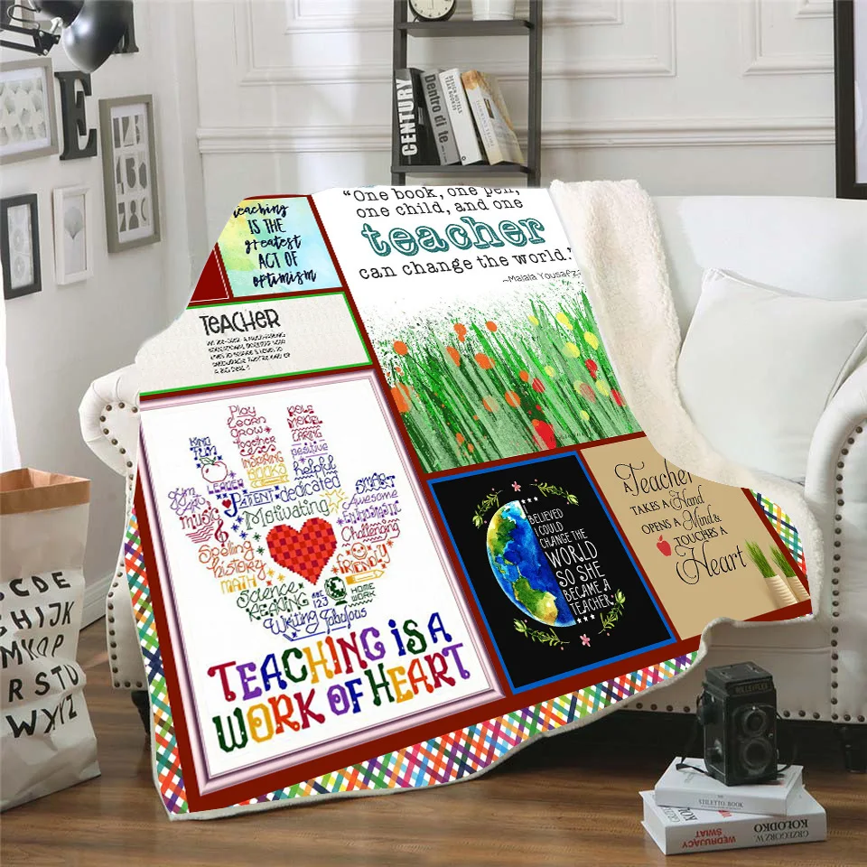

My Family 3D Printed fleece blanket for Beds Hiking Picnic Thick Quilt Fashionable Bedspread Sherpa Throw Blanket 01