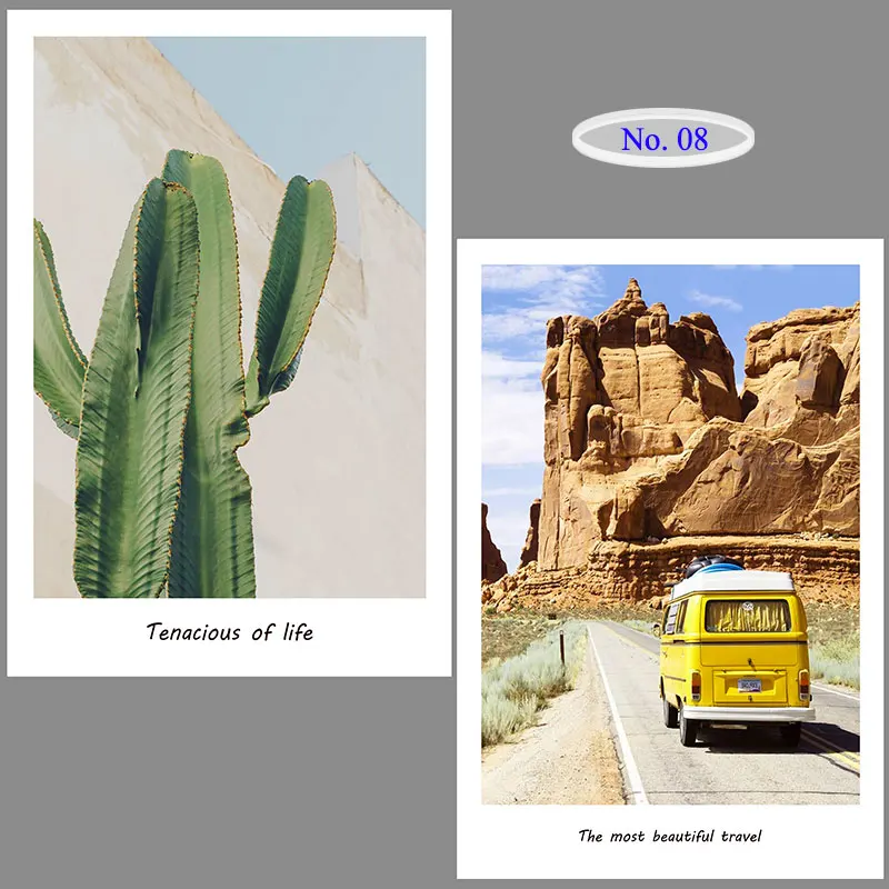 12 шт./лот бумажная карточная доска в стиле масляной живописи размер А4 2 сторонний