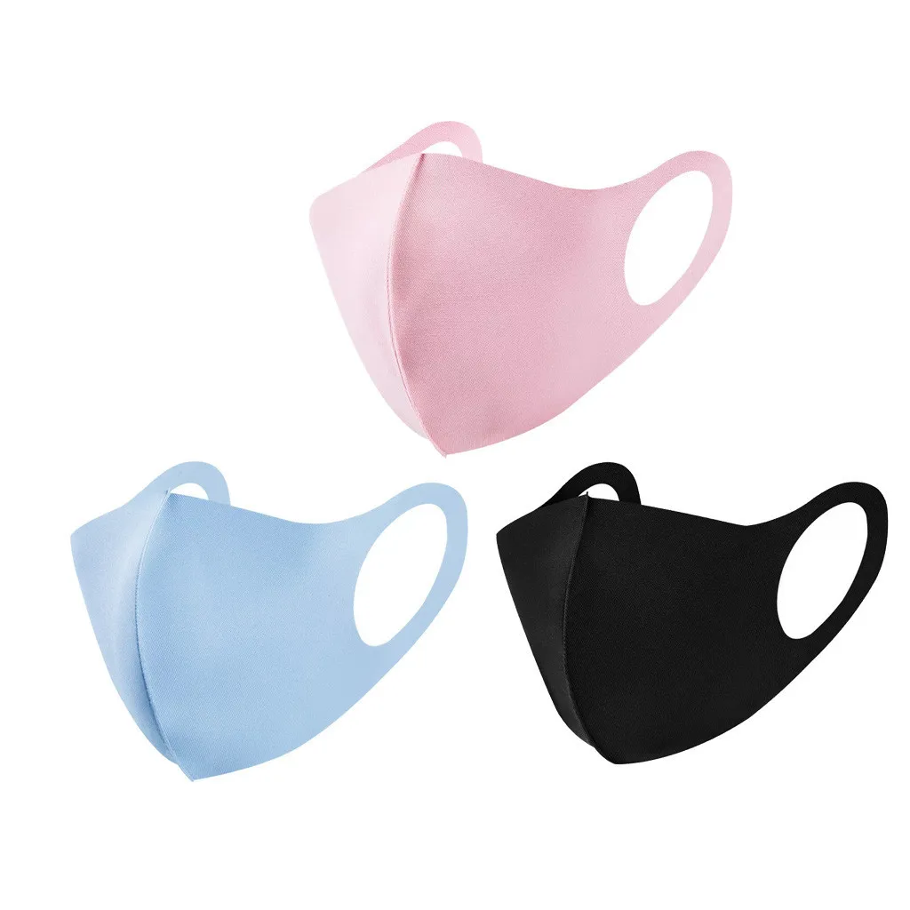 3 шт. вечерние декоративные однотонные черные розовые маски для лица взрослых