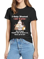 100 cotton anime cat shirts for girls cats loves gift kawaii women casual novelty t shirt harajuku tee fashion summer shirt
