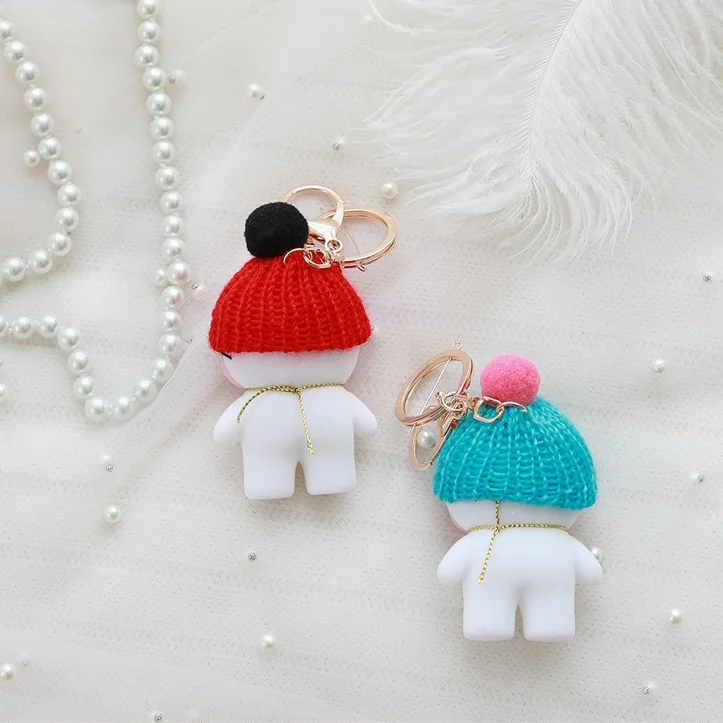 

3pcs 8-10cm Kawaii Keychain Cafe Duck Pendant Cartoon Cute Duck Car Decor Animal Dolls Girl Toys Birthday Gift for Children