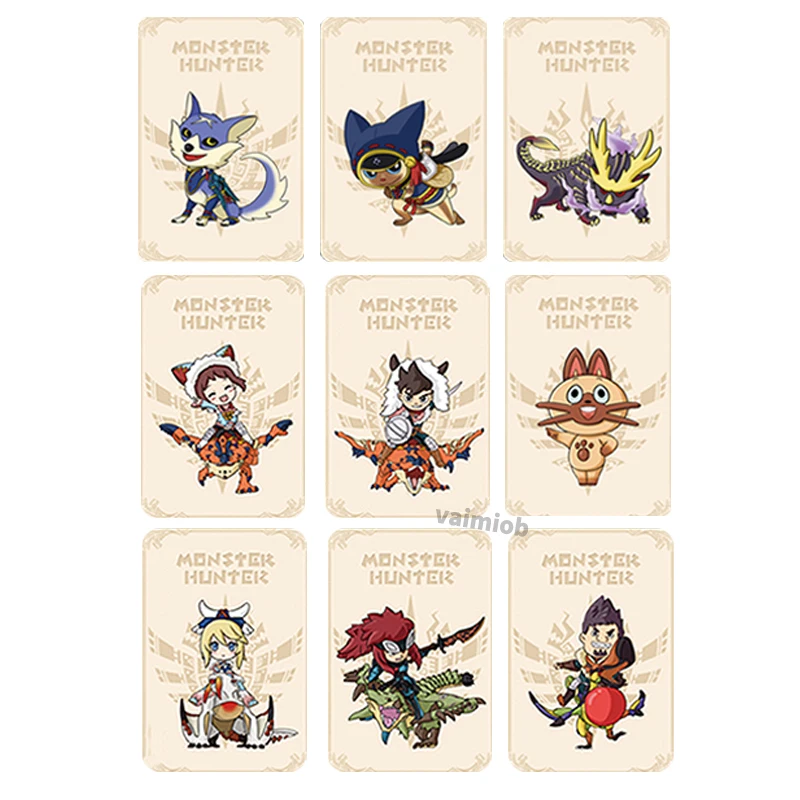 

For NS Monster Hunter Rise, amibo card, rise entourage, Elucat/Galke/Resentment Dragon NTAG215 game linkage NFC amxxbo card