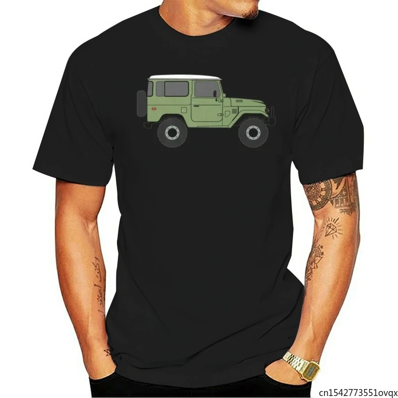 

Classic Trend Clothing Tshirt Green Off-road Vehicle Casual Daily Short Sleeve Unisex Tee