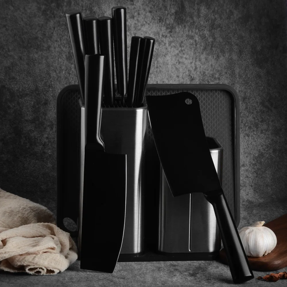 SOWOLL кухонные ножи из нержавеющей стали фруктовые Santoku для нарезки хлеба шеф