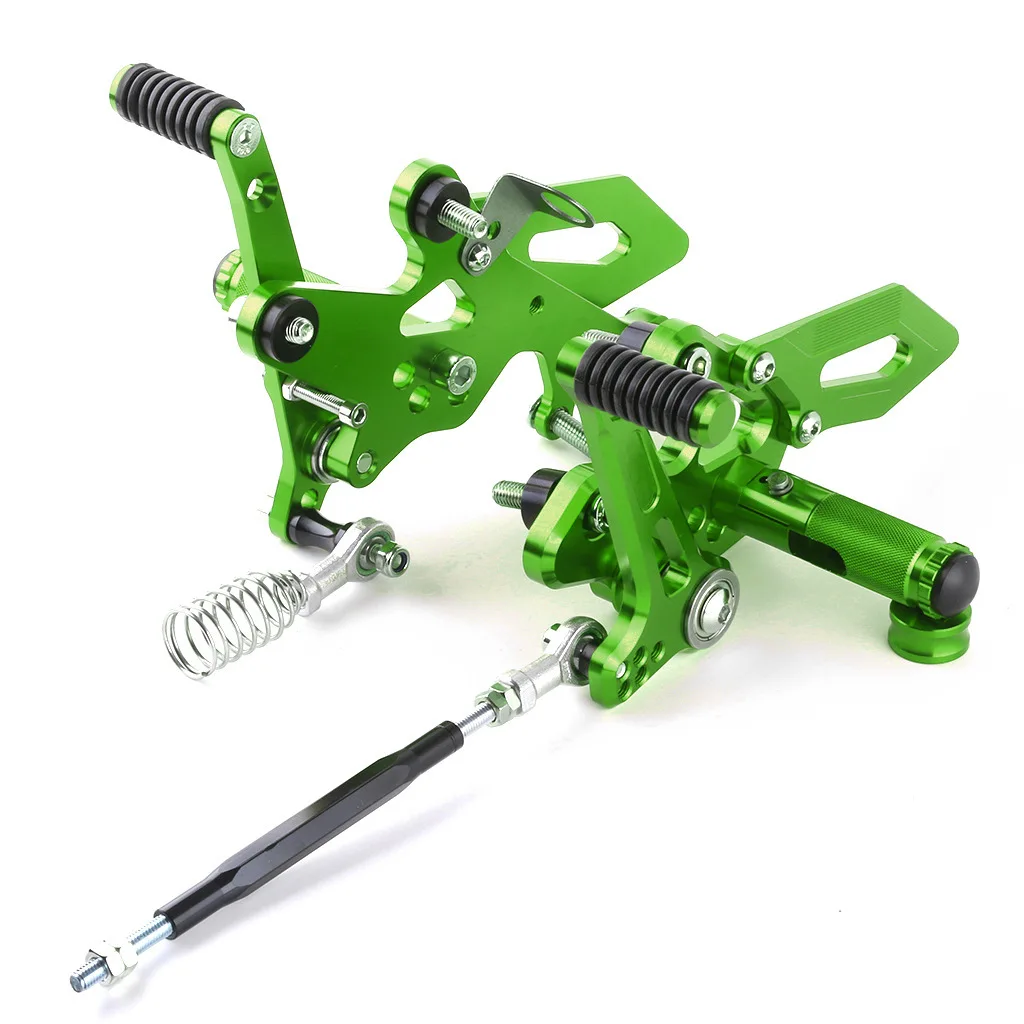 Регулируемые задние наборы складные подножки для ног Kawasaki Ninja 300 250 EX300 Z300 2013 2014 2015