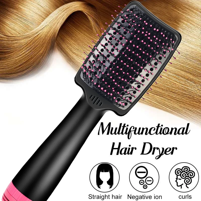 2 в 1 фен для волос одношаговая щетка горячего воздуха выпрямитель Плойка завивки
