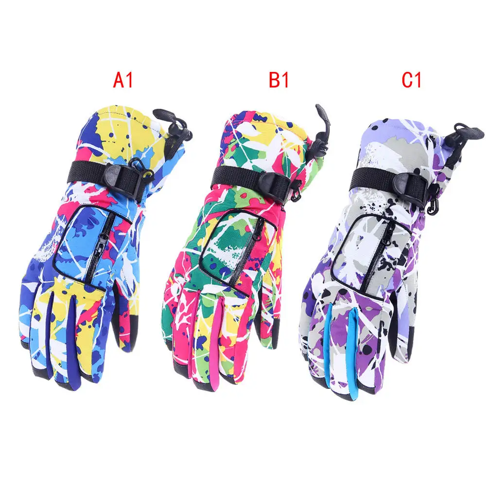

Men Women Ski Gloves Snowboard Gloves Motorcycle Winter Skiing Climbing Waterproof Snow Gloves