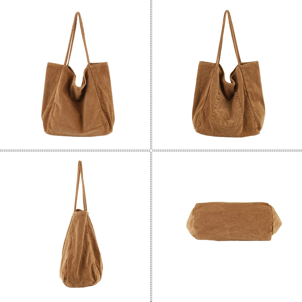 Women Big Canvas Shopping Bag Reusable Soild Extra Large Tote Grocery Eco Environmental Shopper Shoulder Bags For Young Girl |